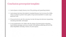 Business Conclusion PowerPoint Template Presentation